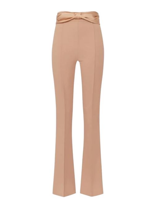 SATIN BOW TROUSERS ELISABETTA FRANCHI | PA08551E2283 nudo